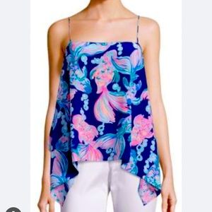 Lilly Pulitzer 100% silk women’s tank top